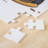Puzzels Schattig Meisje dat Ijs Levert (Zijkant)