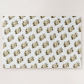 Puzzels Uitdagende Witte Roos (Horizontaal)