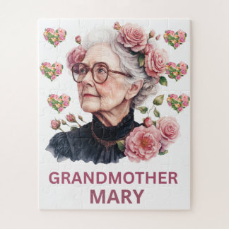 PUZZELS: VOLWASSEN Oma Mary Bloemige Legpuzzel