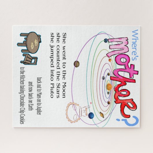 Puzzels Waar is moeder? (Horizontaal)