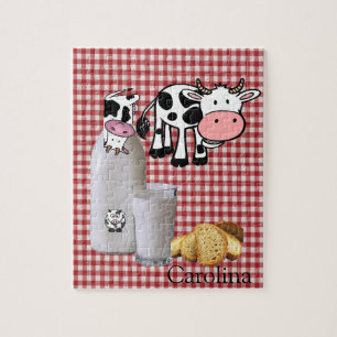Puzzels White en Red Pset Koe Milk Bread