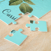 Puzzels Witte Engel Blauwe Vlinder Bloem (Zijkant)