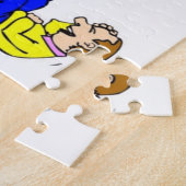 Puzzels Witte Gele Voetbal (Zijkant)