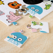 Puzzels Zoo Animals Varkens Giraffe (Zijkant)