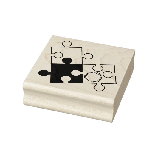 puzzelstuk 	rubberstempel (Stempel)