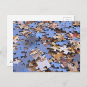 puzzelstukjes briefkaart (Voorkant / Achterkant)