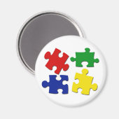 Puzzelstukjes magneet (Voorkant / Achterkant)