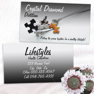 Puzzelstukjes op Fork Health Professional Visitekaartje