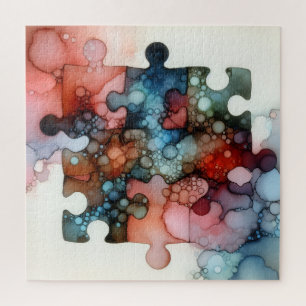 Puzzelstukken Alcoholinkt Legpuzzel