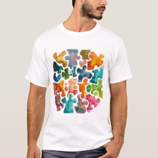 Puzzelstukken van de Geest  Tot een Geheel Worden T-shirt