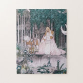 Puzzle カイ・ニールセン(Kay Nielsen)幻想的な童話のパズル 泉で水を飲もうとする王子 (Vertical)