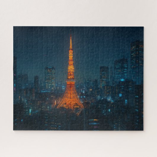 Puzzle サイバーパンク東京タワー/Cyberpunk Tokyo Tower (Horizontal)