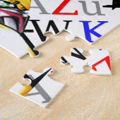 Puzzle 作 番 号000008 "赤 色  de  de 英" (Côté)