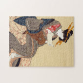 Puzzle 女, 国 Femme 貞, Kunisada, Ukiyo-e (Horizontal)