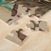 Puzzle 牡 丹, 其 一 Peony, Kiitsu, Japon Art (Côté)