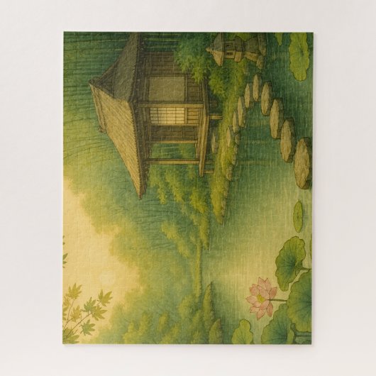 Puzzle 竹林に包まれた茶室|Tea House in the Bamboo Grove (Vertical)