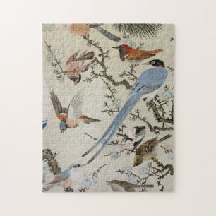 Puzzle 群鳥図, 中住道雲, Birds(detail), Doun