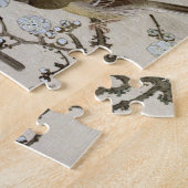 Puzzle 群鳥図, 中住道雲, oiseaux (détail), Doun (Côté)