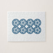 PUZZLE 麻雀牌 8筒 / EIGHT OF CIRCLES -MAHJONG TILE- (Horizontal)
