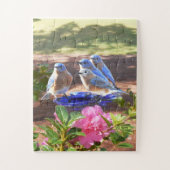 Puzzle 050 oiseaux bleus déconcertent pour toujours les (Vertical)