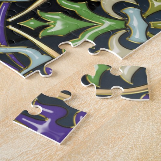 Puzzle [100] Celtic Cross [Gold with Black Enamel] (Côté)