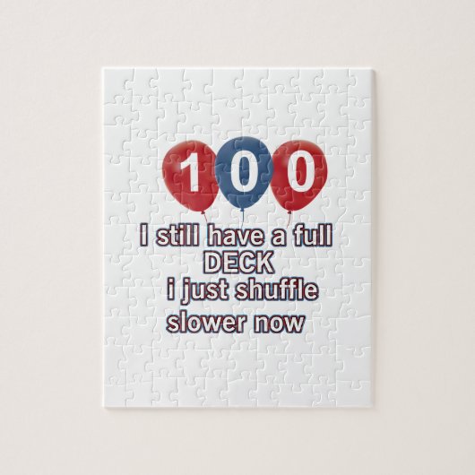 Puzzle 100 conceptions drôles d'anniversaire d'an (Vertical)