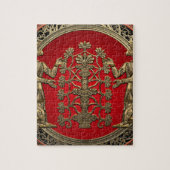 Puzzle [100] Deux Ninurtas d'or avec arbre de vie (Vertical)