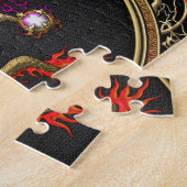 Puzzle [100] Dragon chinois d'or Fucanglong (Côté)