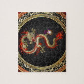 Puzzle [100] Dragon chinois d'or Fucanglong (Vertical)