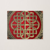 Puzzle [100] Sacred Celtic Gold Knot Cross (Horizontal)
