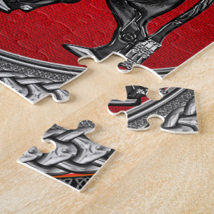 Puzzle [100] Taureau ailé assyrien : Argent et lamassu no