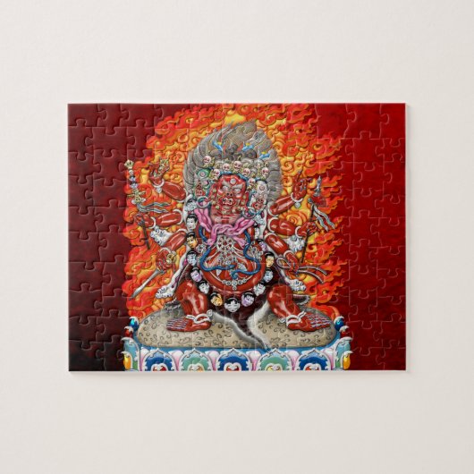 Puzzle [100] Tibétain Thangka - divinité courroucée (Horizontal)
