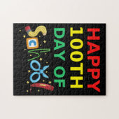 Puzzle 100e jour de l'école (Horizontal)