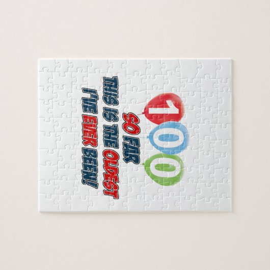 Puzzle 100th conception an d'anniversaire (Horizontal)