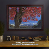 Puzzle [1014] Mt.Fuji – Crimson Leaves and a Snowy Crown