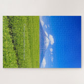 Puzzle [1014] Mt.Fuji – Spring Sprouts in Tea Fields (Horizontal)