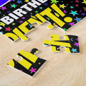 Puzzle 10e anniversaire — Amusant, Colorful Star Motif de (Côté)