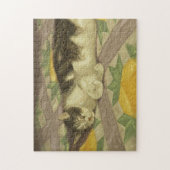 Puzzle 1149 Chat sur surface composée (Vertical)