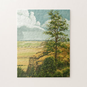 Puzzle 1158 Pine sur Scotts Bluff Monument