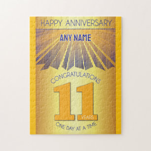Puzzle 11 ans Cadeau personnalisé d'anniversaire de 12
