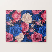 Puzzle #11 Modèle floral (Horizontal)