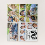 Puzzle 11 photo moderne noms collage Appelez-moi Gigi (Vertical)