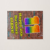 Puzzle 11e anniversaire : Arc-en-ciel amusant inspiré par (Horizontal)