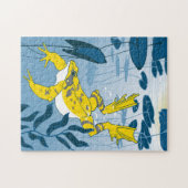 Puzzle 11x14 Frog Pond pour les aveugles de couleu (Horizontal)