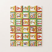 Puzzle 12 Jours de Noël (Vertical)