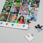 Puzzle 12 photo-collage LOVE for BEST MOM red script<br><div class="desc">Remplacez les 12 photos carrés par vos pousses de famille préférées et faites de ce puzzle carré un joli cadeau moderne pour votre mère ou votre grand-mère. Cela pourrait être un joli cadeau pour la Fête des Mères, pour vos grands-parents, parents, pour l'anniversaire de votre mère ou de votre père...</div>