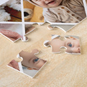 Puzzle 12 Photo Collage Modern Diamond Layout Black (Côté)