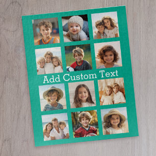 Puzzle 12 Photo Instagram Collage avec Arrière - plan ver