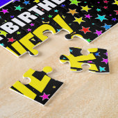 Puzzle 12e anniversaire — Amusant, Colorful Star Motif de (Côté)