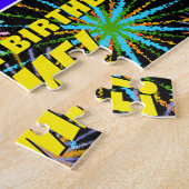 Puzzle 12e anniversaire : Feu d'artifice festif amusant e (Côté)